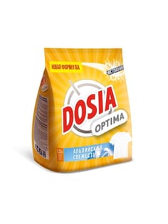 Стиральный порошок 1,2 кг "Dosia" OPTIMA автомат альпийская свежесть Стиральный порошок 1,2 кг "Dosia" OPTIMA автомат альпийская свежесть