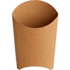 Коробка для картофеля фри 100 г ECO FRY М Pure Kraft 105*50*110 мм Коробка для картофеля фри 100 г ECO FRY М Pure Kraft 105*50*110 мм