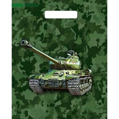 Пакет 31*40 см "Танк" прорезь 60 мкм Тико Пакет 31*40 см "Танк" прорезь 60 мкм Тико