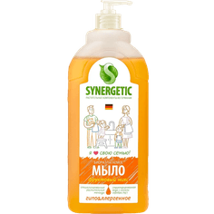 Жидкое мыло 500 мл SYNERGETIC для мытья рук и тела, биоразлагаемое, Фруктовый микс Жидкое мыло 500 мл SYNERGETIC для мытья рук и тела, биоразлагаемое, Фруктовый микс