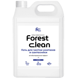 Гель для чистки унитаза 5 л канистра концентрат "FOREST clean", Океан Гель для чистки унитаза 5 л канистра концентрат "FOREST clean", Океан