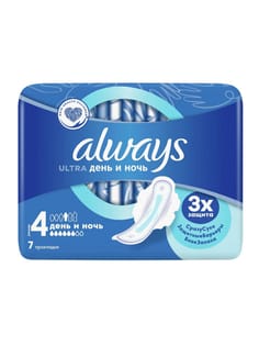 Прокладки "Always" Ultra 6 капель (7 шт.упак) Прокладки "Always" Ultra 6 капель (7 шт.упак)
