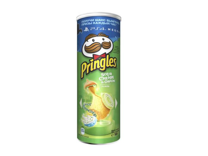 Чипсы "Pringles" 165г, Сметана/Лук