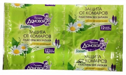 Пластины от комаров "Домовой" Пластины от комаров "Домовой"