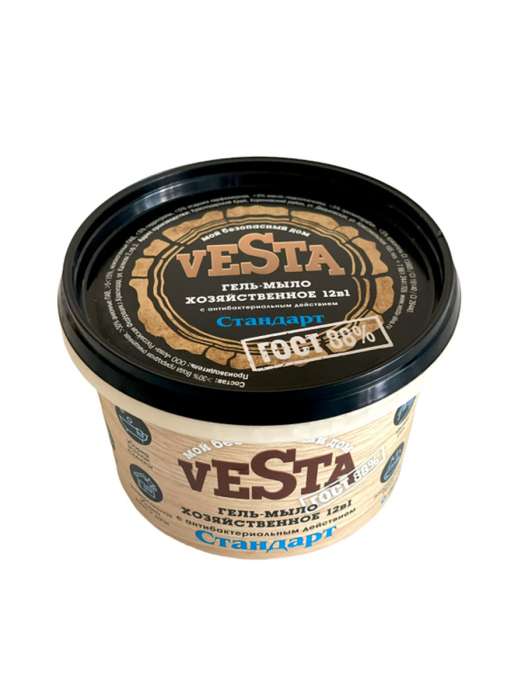 Гель-мыло хозяйственное 500 мл "Vesta" Гост 88%, Стандарт