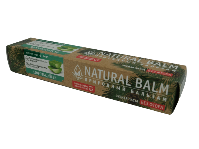 Зубная паста 85 гр "Природный бальзам Naural balm", Здоровье десен, Алоэ Зубная паста 85 гр "Природный бальзам Naural balm", Здоровье десен, Алоэ
