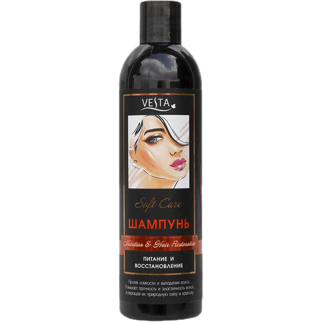 Шампунь 500 мл Vesta Soft Care, Nutrition & hair restoration/ Питание и восстановление Шампунь 500 мл Vesta Soft Care, Nutrition & hair restoration/ Питание и восстановление