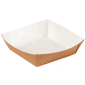 Упаковка бумажная для гамбургера, фри, чиабатты 550 мл 139*139*42 мм ECO Tray "Pure Kraft" Упаковка бумажная для гамбургера, фри, чиабатты 550 мл 139*139*42 мм ECO Tray "Pure Kraft"