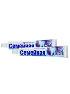 Зубная паста 90 мл "Семейная" Весна, Тотал Зубная паста 90 мл "Семейная" Весна, Тотал