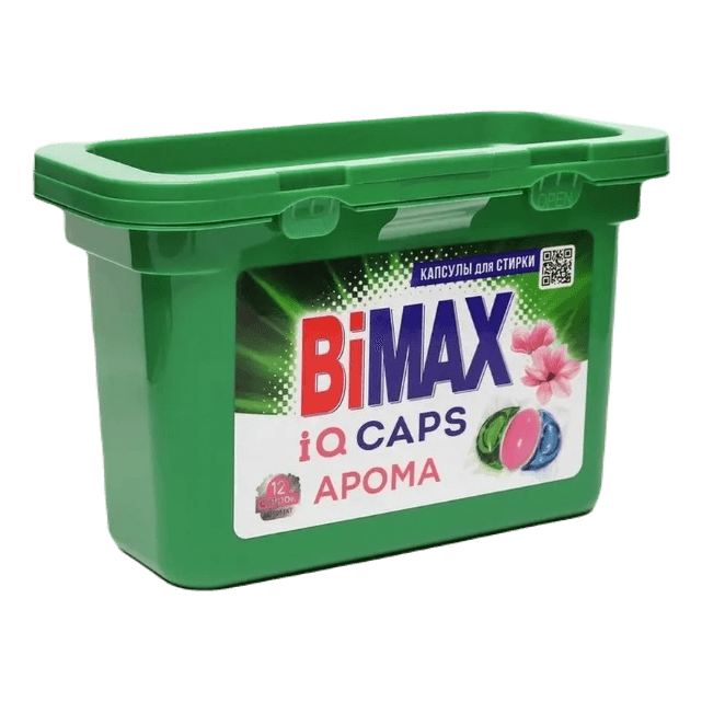Капсулы для стирки белья "BiMax" Арома 13г (12 шт.упак) Капсулы для стирки белья "BiMax" Арома 13г (12 шт.упак)