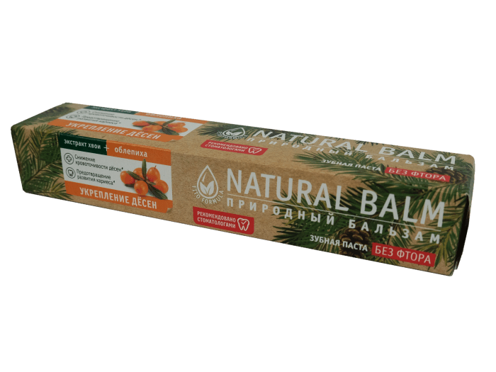 Зубная паста 85 гр "Природный бальзам Naural balm", Укрепление десен, Облепиха Зубная паста 85 гр "Природный бальзам Naural balm", Укрепление десен, Облепиха