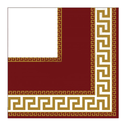 Салфетка бумажная 3-х/трехслойная 33*33 "Pero Prestige" Праздничные, (20 шт.пач), Меандр Салфетка бумажная 3-х/трехслойная 33*33 "Pero Prestige" Праздничные, (20 шт.пач), Меандр
