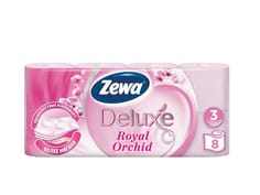 Туалетная бумага 3-х/трехслойная "Zewa Deluxe" с запахом (8 рул.упак), Орхидея Арт 5368 Туалетная бумага 3-х/трехслойная "Zewa Deluxe" с запахом (8 рул.упак), Орхидея Арт 5368