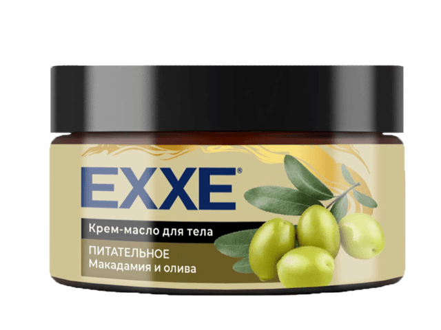 Крем-масло для тела 250 мл "EXXE" питательное, Макадамия и олива