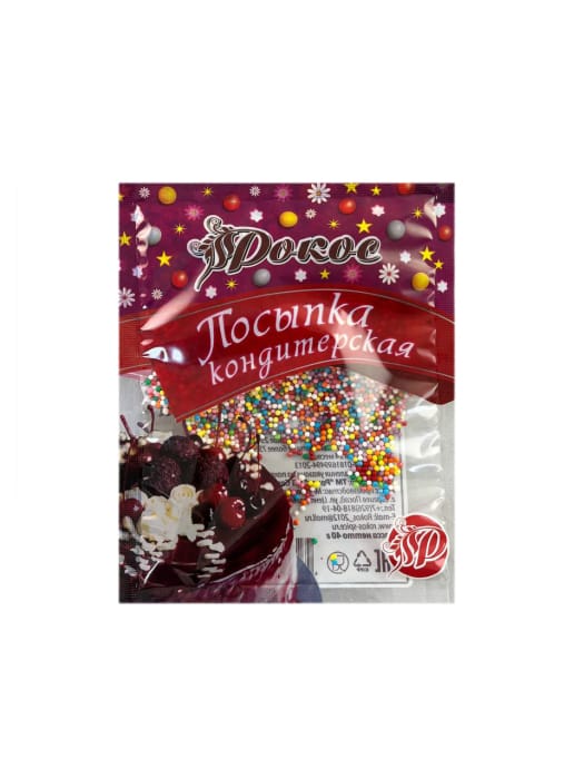 Пасхальная посыпка "Горошек" для куличей, кексов 7г Пасхальная посыпка "Горошек" для куличей, кексов 7г