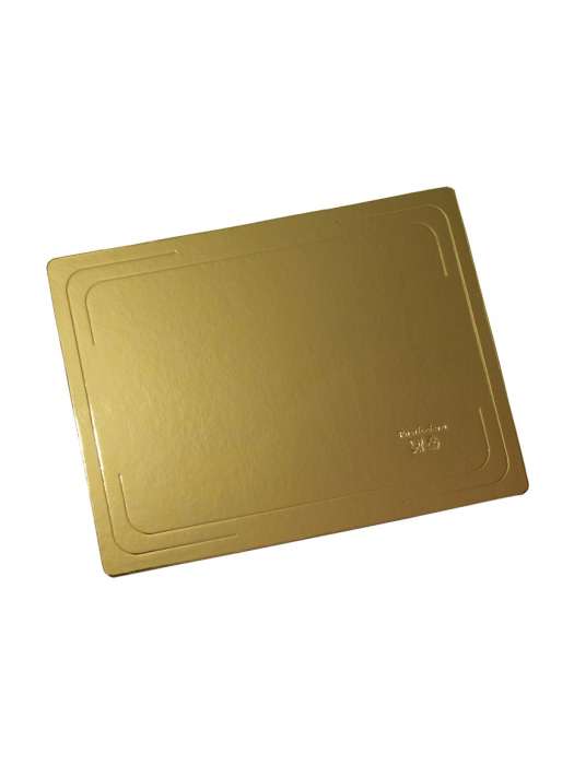 Подложка под торт 400*400 мм, квадрат, золото Pasticciere, Толщина 2,5 мм