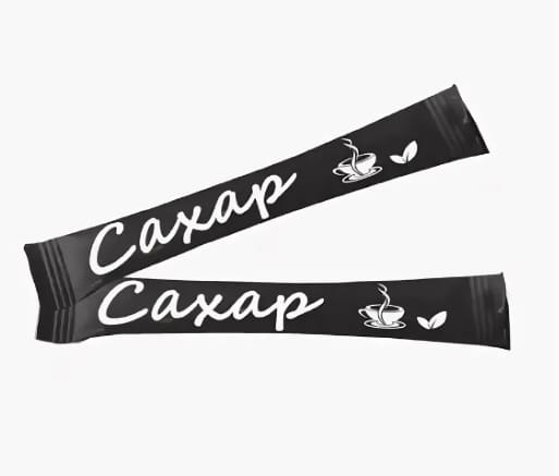 Сахар в стике 5г/10кг (2000 шт.кор), Черный Сахар в стике 5г/10кг (2000 шт.кор), Черный