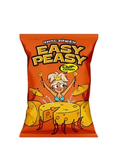 Чипсы "Easy Peasy" 120г ассортимент, Сыр Чипсы "Easy Peasy" 120г ассортимент, Сыр