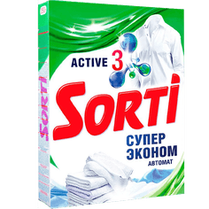 Стиральный порошок 350 г "Sorti" автомат, Супер эконом Стиральный порошок 350 г "Sorti" автомат, Супер эконом