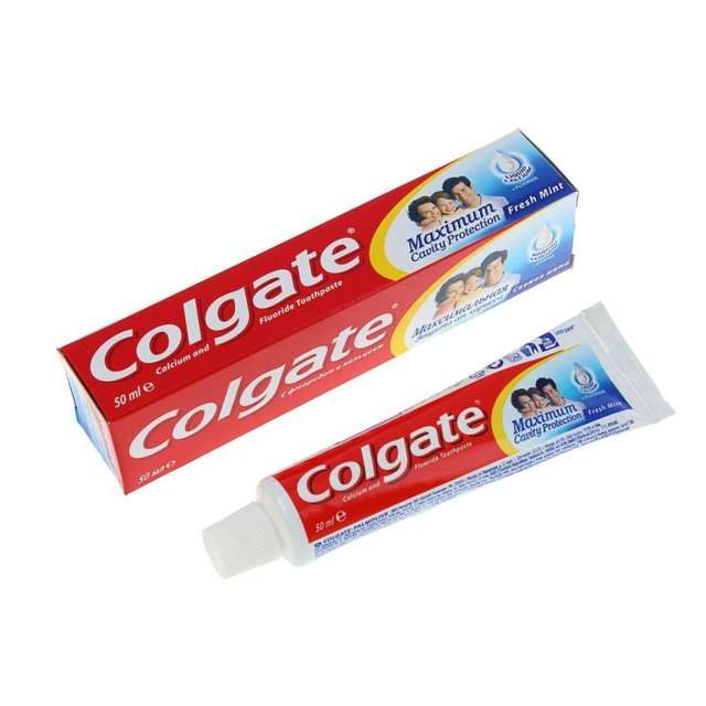 Зубная паста "Colgate" 50 мл, Защита от кариеса, Синяя, Свежая мята