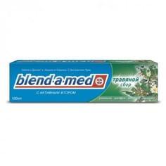 Зубная паста 100 мл "Blend-a-med", Анти-Кариес/Травяной Сбор Зубная паста 100 мл "Blend-a-med", Анти-Кариес/Травяной Сбор