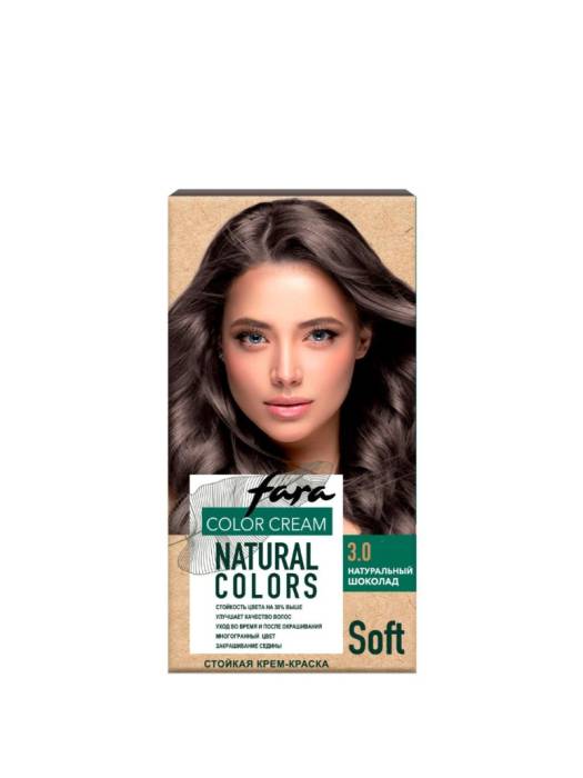 Краска для волос FARA Natural Colors 150г, 302 Натуральный шоколад