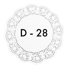 Ажурные салфетки D-28 см (250 шт.упак) Ажурные салфетки D-28 см (250 шт.упак)