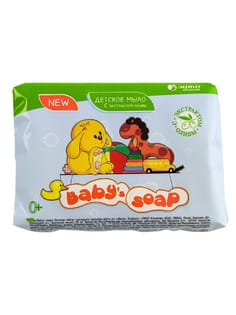 Мыло кусковое 75 г туалетное детское "Babys soap" (4 шт.упак) ЭФКО, С экстрактом оливы Мыло кусковое 75 г туалетное детское "Babys soap" (4 шт.упак) ЭФКО, С экстрактом оливы