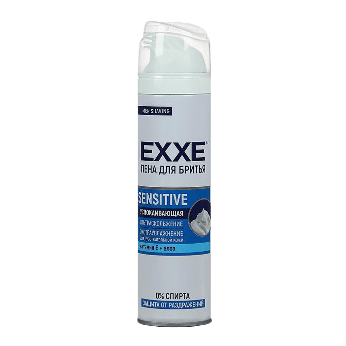 Пена для бритья 200 мл "EXXE", SENSITIVE для чувствительной кожи Пена для бритья 200 мл "EXXE", SENSITIVE для чувствительной кожи