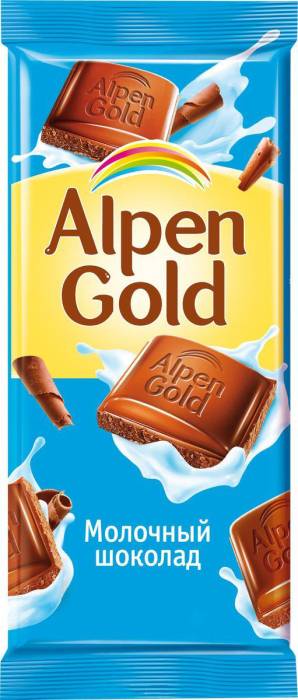 Шоколад "Alpen Gold" 85г, молочный
