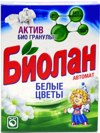 Стиральный порошок 350 г "Биолан" автомат, Белые цветы Стиральный порошок 350 г "Биолан" автомат, Белые цветы