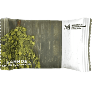 Мыло кусковое 200 г туалетное "Банное" в цвет. оберт. флоупак марки Ординарное ММК Мыло кусковое 200 г туалетное "Банное" в цвет. оберт. флоупак марки Ординарное ММК