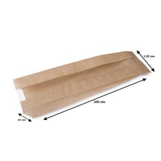 Пакет бумажный 300*120*60*50 КРАФТ, V-дно, с окном Пакет бумажный 300*120*60*50 КРАФТ, V-дно, с окном