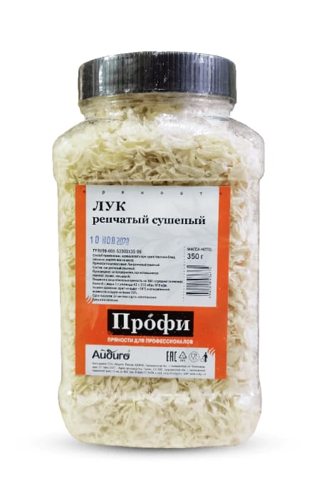 Специя Лук репчатый сушеный 350г Специя Лук репчатый сушеный 350г