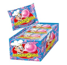 Жевательная резинка "Макароны" 12г (24 шт.упак) Жевательная резинка "Макароны" 12г (24 шт.упак)