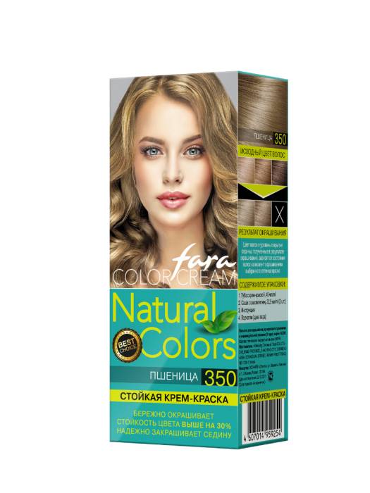 Краска для волос FARA Natural Colors 150г, 350 Пшеница