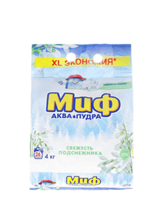 Стиральный порошок 4 кг "Миф" автомат, Свежесть подснежника Стиральный порошок 4 кг "Миф" автомат, Свежесть подснежника