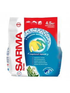 Стиральный порошок 4,5 кг "Sarma" НК, Ландыш универсал Стиральный порошок 4,5 кг "Sarma" НК, Ландыш универсал