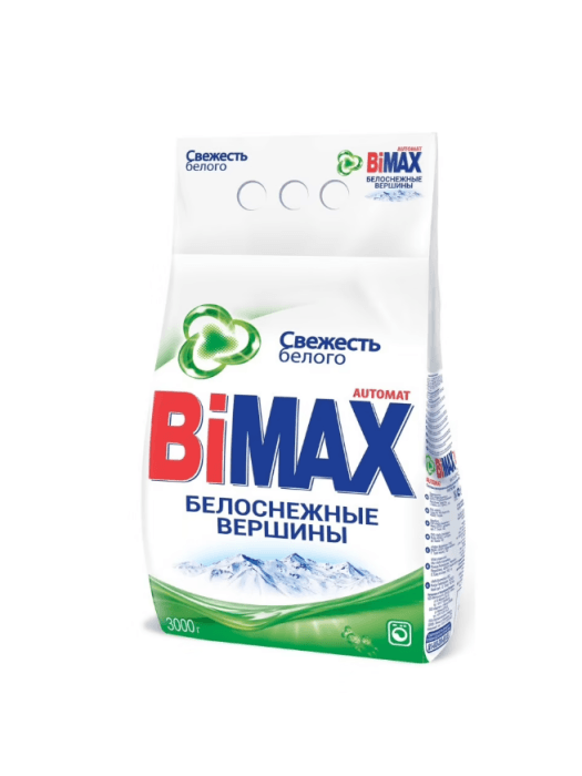 Стиральный порошок 3 кг "BiMAX" автомат, Белоснежные вершины Стиральный порошок 3 кг "BiMAX" автомат, Белоснежные вершины