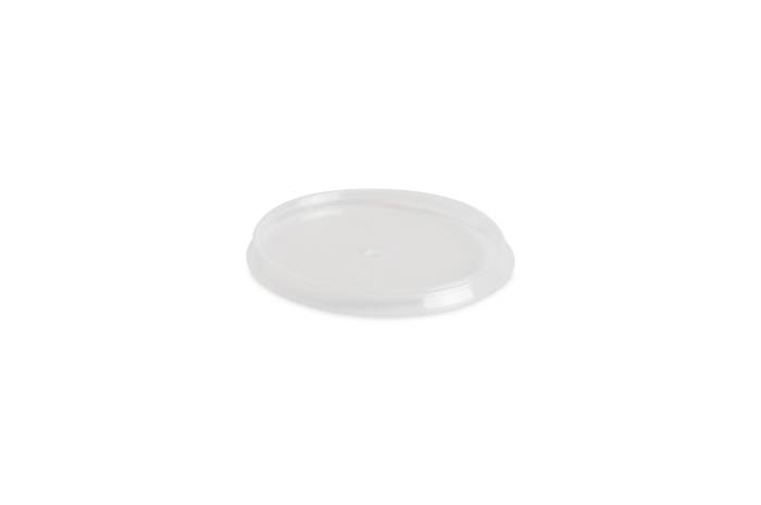 Крышка пластиковая для касалетки 130 гр/Маффин круглая D-85