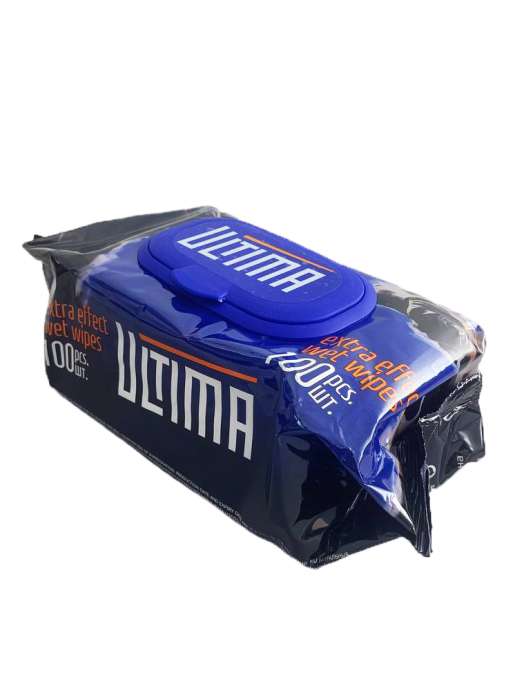Салфетка влажная 100шт Ultima Спорт синий с клапаном