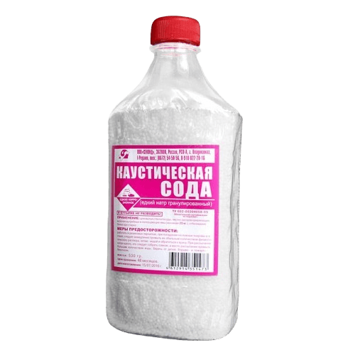 Сода каустическая 500 гр