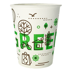 Стакан бумажный 350 мл GO GREEN D-90 мм BIO Стакан бумажный 350 мл GO GREEN D-90 мм BIO