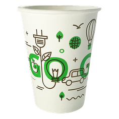 Стакан бумажный 350 мл GO GREEN D-90 мм BIO Стакан бумажный 350 мл GO GREEN D-90 мм BIO