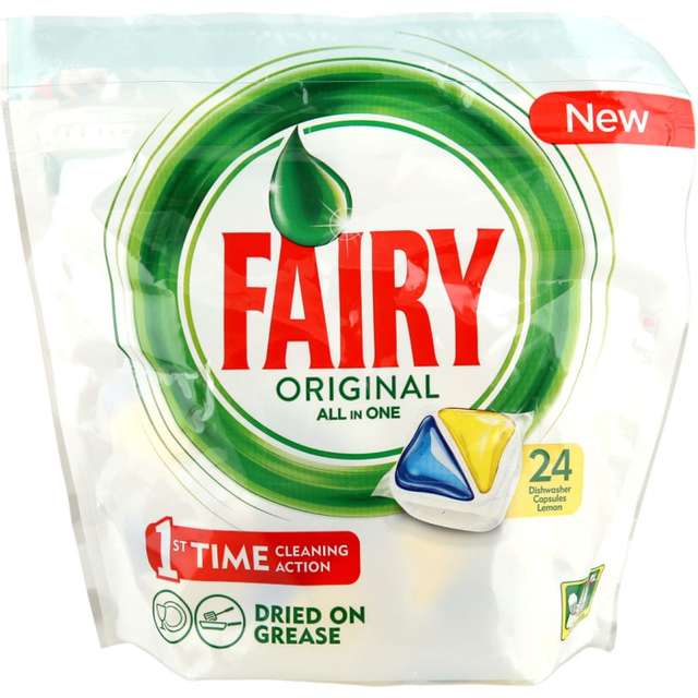 Капсулы "Fairy" Все в 1, для посудомоечных машин (24 шт.упак)