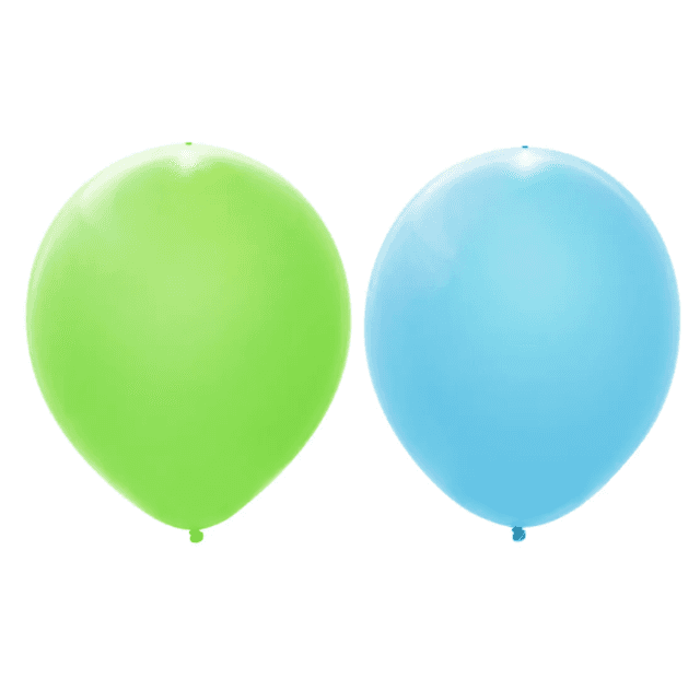 Воздушные шарики 30 см "Светлячок" круглые, разноцветные без рисунка (5 шт.упак) Paterra