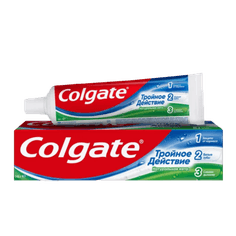 Зубная паста 100 мл/146 гр "Colgate", Тройное действие Натуральная мята Зубная паста 100 мл/146 гр "Colgate", Тройное действие Натуральная мята