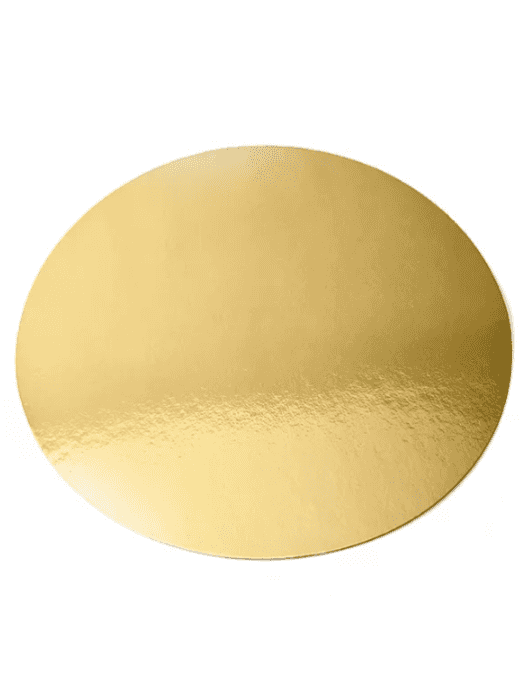 Подложка под торт D-100 мм золото Толщина 0,8 мм ForGenika