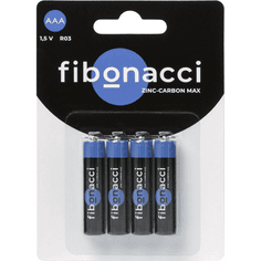 Батарейка Fibonacci R03/4S AAA Мизинчик солевая Батарейка Fibonacci R03/4S AAA Мизинчик солевая