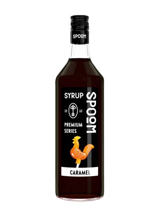 Сироп "Spoom" бутылка 1 литр, Карамель / CARAMEL